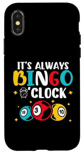 Bingo: Es ist immer Bingo-Uhr Hülle für iPhone X/XS Bingo: Es ist immer Bingo-Uhr Hülle für iPhone X/XS von Bingo Humor Designs For Bingo Game