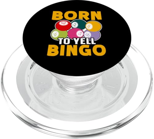Bingo: Geboren um Bingo zu schreien PopSockets PopGrip für MagSafe Bingo: Geboren um Bingo zu schreien PopSockets PopGrip für MagSafe von Bingo Humor Designs For Bingo Game