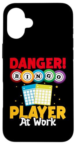 Bingo: Gefahr! Bingo-Spieler bei der Arbeit Hülle für iPhone 16 Plus Bingo: Gefahr! Bingo-Spieler bei der Arbeit Hülle für iPhone 16 Plus von Bingo Humor Designs For Bingo Game
