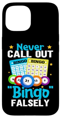 Bingo: Rufen Sie nie falsch "Bingo" Hülle für iPhone 15 Bingo: Rufen Sie nie falsch "Bingo" Hülle für iPhone 15 von Bingo Humor Designs For Bingo Game
