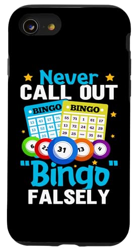 Bingo: Rufen Sie nie falsch "Bingo" Hülle für iPhone SE (2020) / 7 / 8 von Bingo Humor Designs For Bingo Game