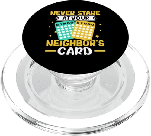 Bingo: Starren Sie niemals auf die Karte Ihres Nachbarn PopSockets PopGrip für MagSafe Bingo: Starren Sie niemals auf die Karte Ihres Nachbarn PopSockets PopGrip für MagSafe von Bingo Humor Designs For Bingo Game