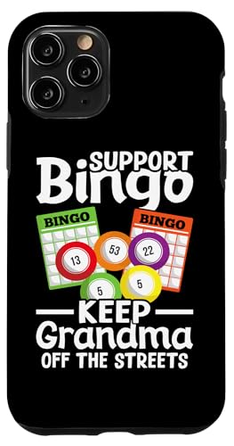 Bingo: Unterstütze Bingo - Halte Oma von der Straße fern Hülle für iPhone 11 Pro Bingo: Unterstütze Bingo - Halte Oma von der Straße fern Hülle für iPhone 11 Pro von Bingo Humor Designs For Bingo Game