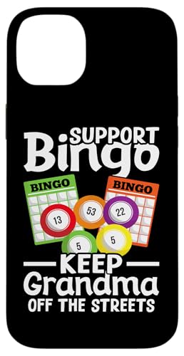 Bingo: Unterstütze Bingo - Halte Oma von der Straße fern Hülle für iPhone 14 Plus Bingo: Unterstütze Bingo - Halte Oma von der Straße fern Hülle für iPhone 14 Plus von Bingo Humor Designs For Bingo Game