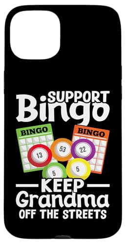 Bingo: Unterstütze Bingo - Halte Oma von der Straße fern Hülle für iPhone 15 Plus Bingo: Unterstütze Bingo - Halte Oma von der Straße fern Hülle für iPhone 15 Plus von Bingo Humor Designs For Bingo Game