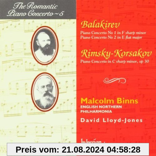 The Romantic Piano Concerto - Vol. 5 (Rimsky-Korssakoff / Balakirew) von Binns