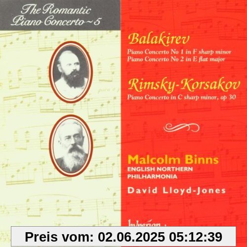The Romantic Piano Concerto - Vol. 5 (Rimsky-Korssakoff / Balakirew) von Binns