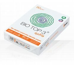 BioTop 3 Extra Kopierpapier 90g TCF von Mondi DIN A3-500 Blatt Bio Top 3 von BioTop 3