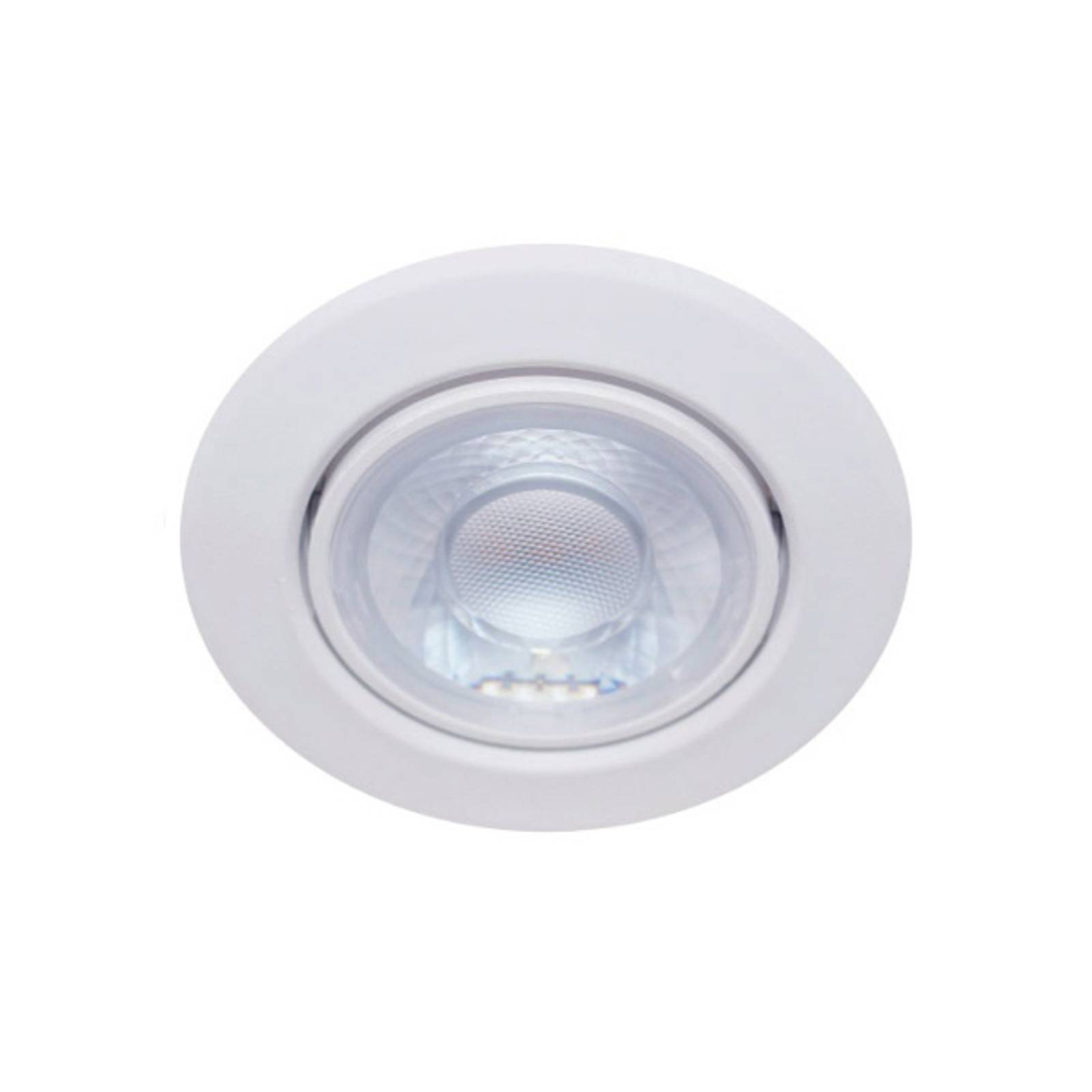 LED-Einbaustrahler Dekto 7,8cm 38° 8W Ra90 2.700K von Bioledex