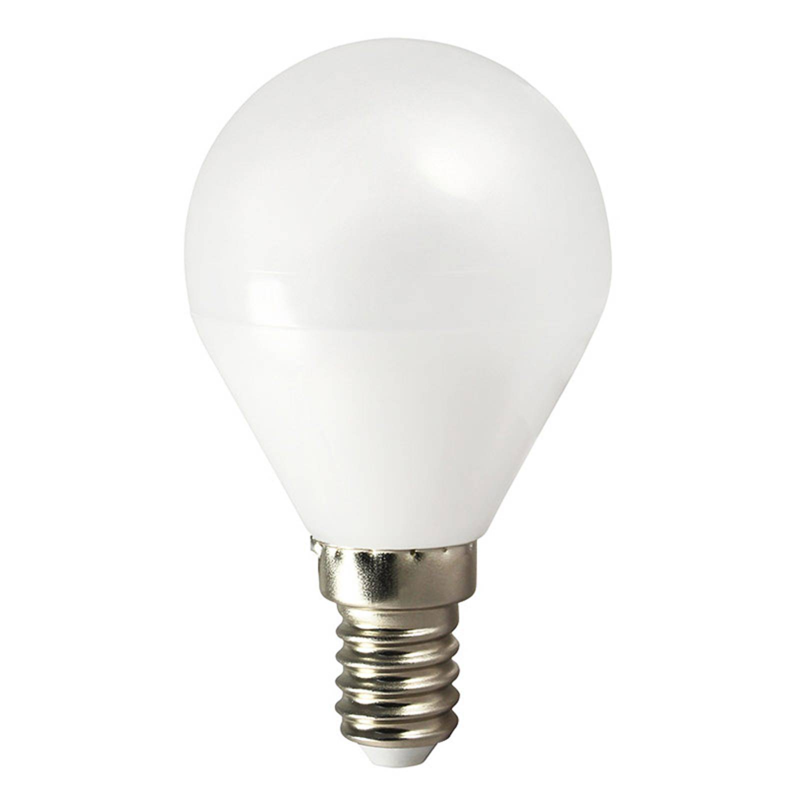 LED-Lampe TEMA E14 5W Tropfen warmweiß für AC/DC von Bioledex
