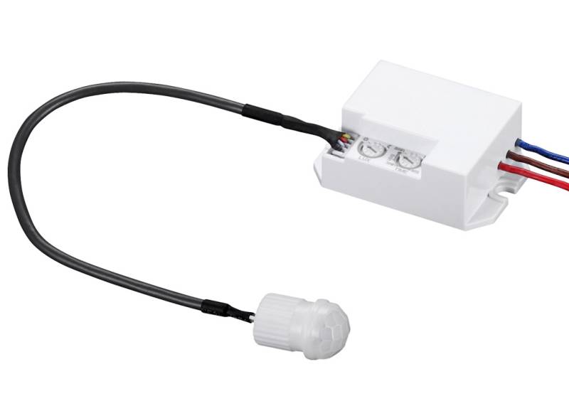 MC Shine Mini Einbau Bewegungsmelder mit externem Fotosensor für LED von McShine