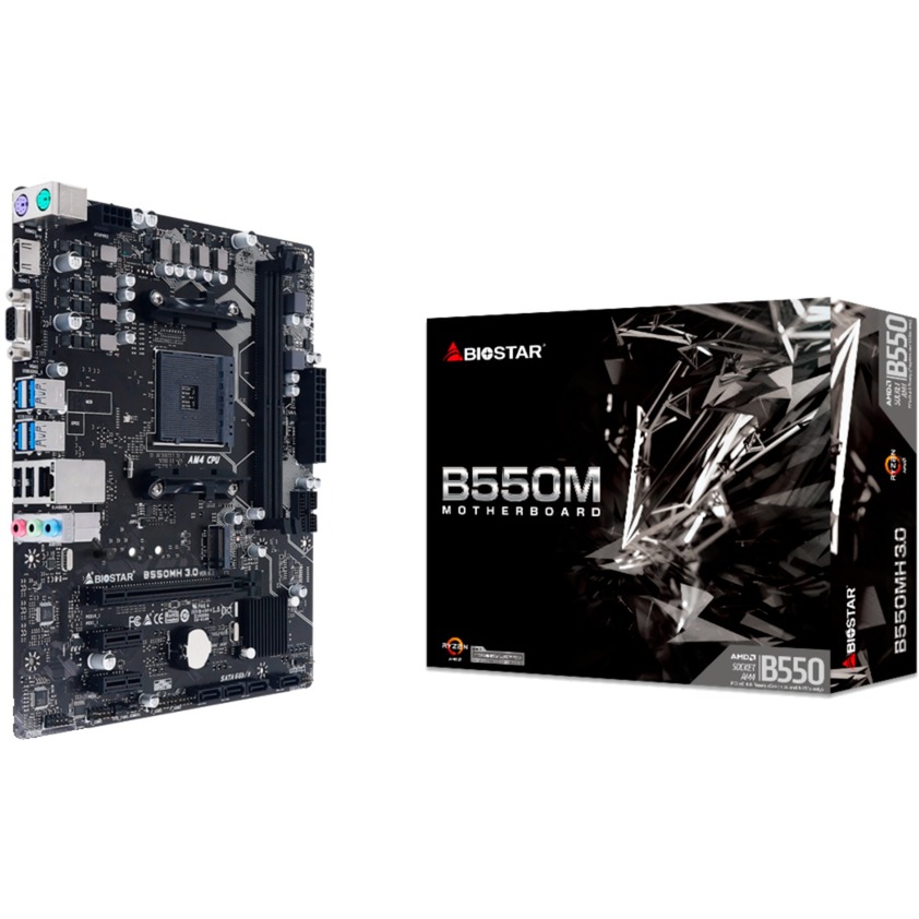 B550MH 3.0, Mainboard von Biostar