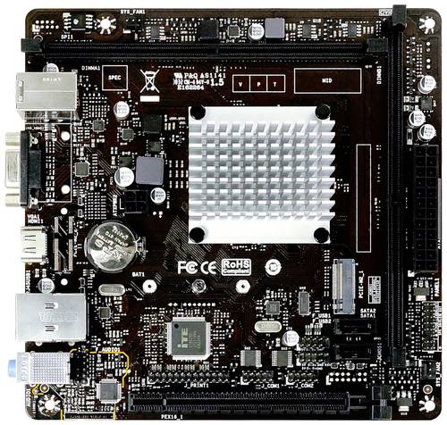 BioStar J4125NHU Mainboard mit CPU Sockel (PC) Intel® 1150 Formfaktor (Details) Mini-ITX von Biostar