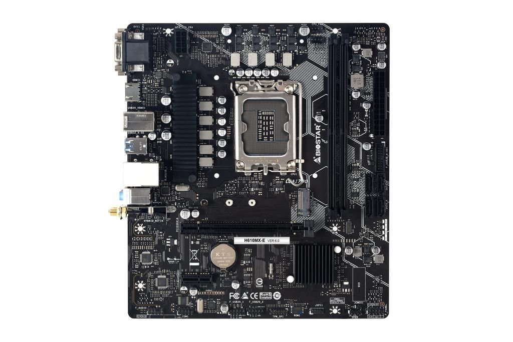 Biostar BIOSTAR H610MX-E S1700 Mainboard von Biostar