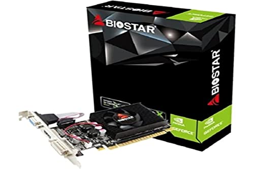 Biostar Nvidia Grafikkarte, kompatibel mit GeForce G210, 1 GB DDR3 von Biostar