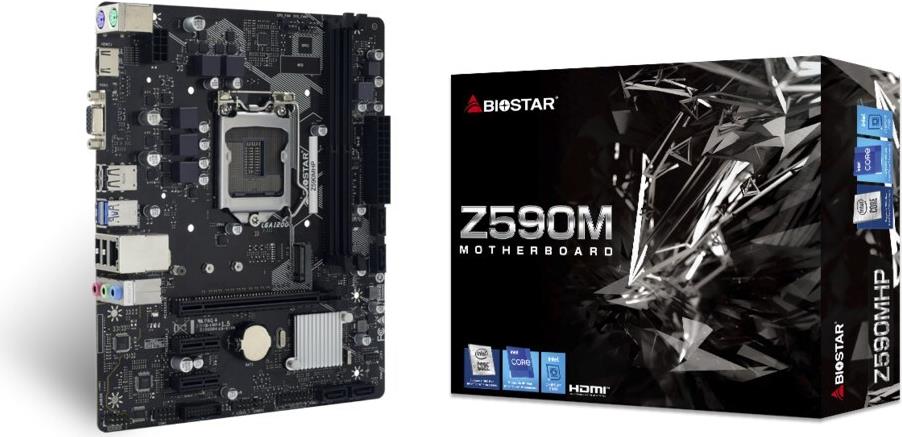 Biostar Z590MHP Intel Z590 LGA 1200 (Socket H5) micro ATX (Z590MHP) von Biostar