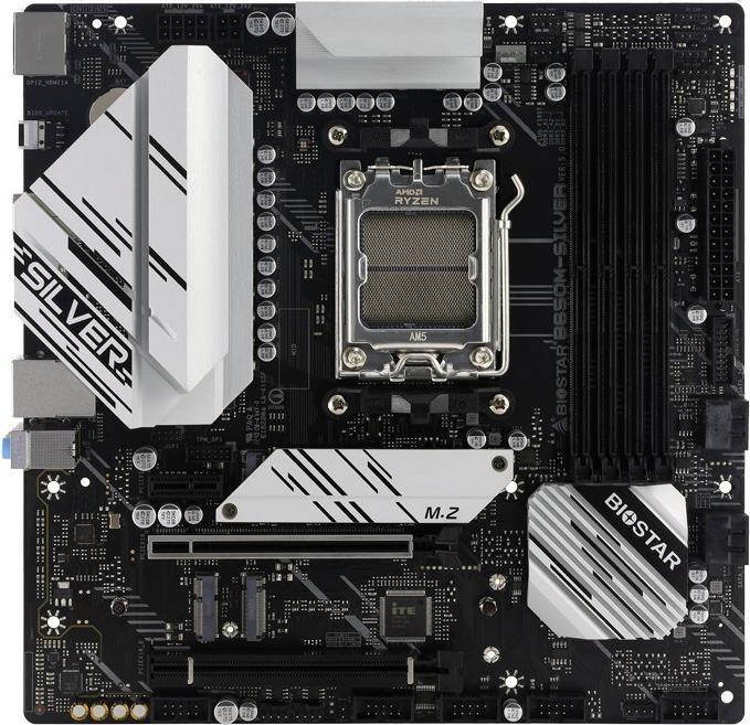 MB Biostar B650M-Silver (B650,AM5,mATX,AMD) (B650M-SILVER) von Biostar
