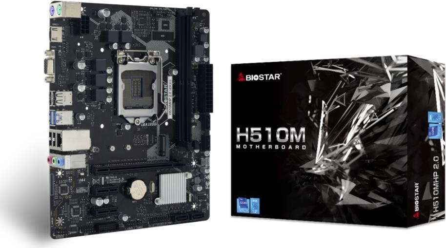 MB Biostar H510MHP 2.0 (H510,S1200,mATX,Intel) (H510MHP 2.0) von Biostar