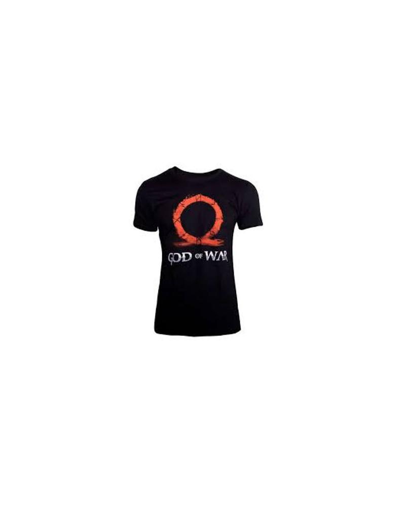 Bioworld God Of War T-Shirt Herren Ohm Zeichen Mit Runen XL Schwarz von Bioworld