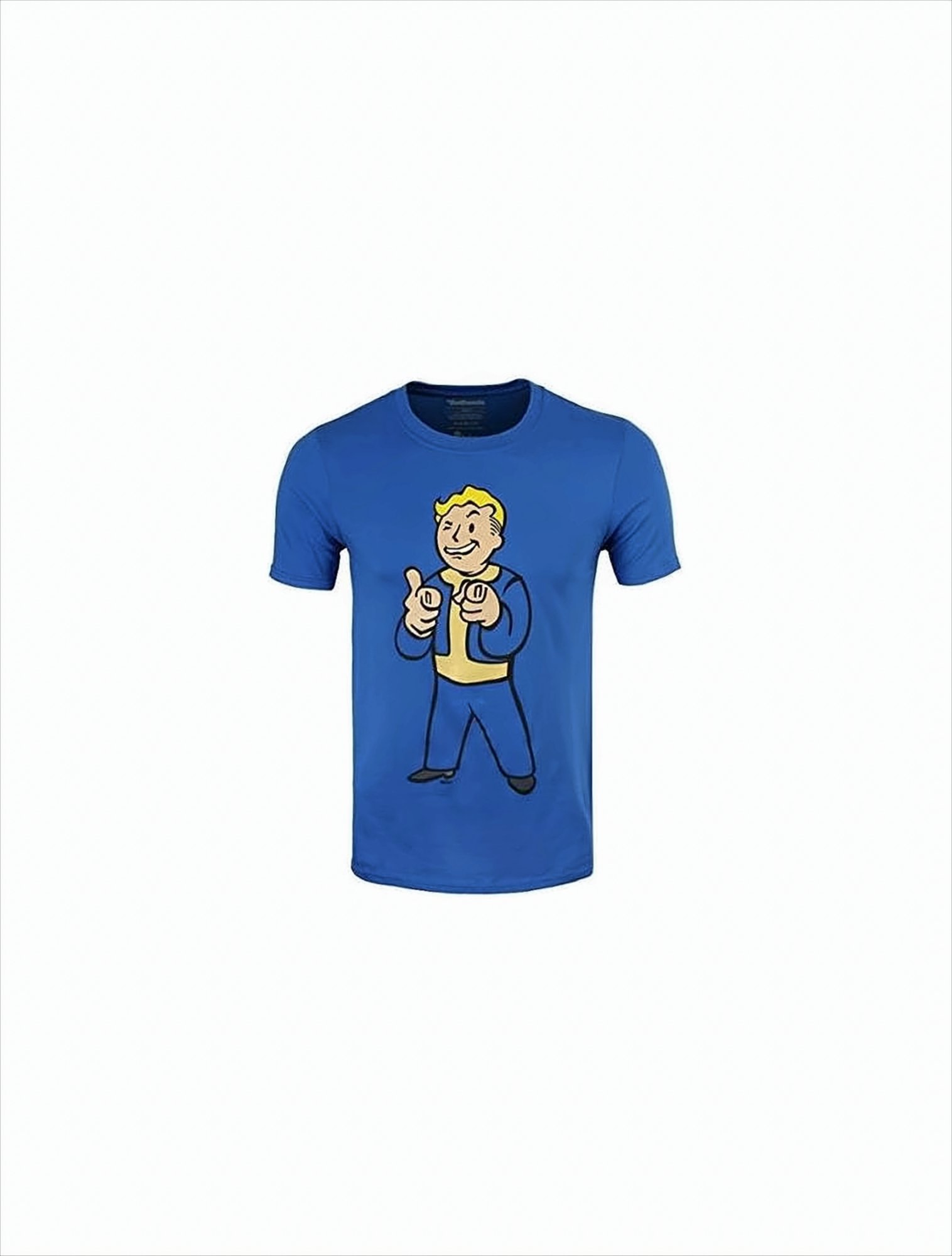 Fallout 4 T-Shirt -S- Boy Shooting Fingers, blau von Bioworld