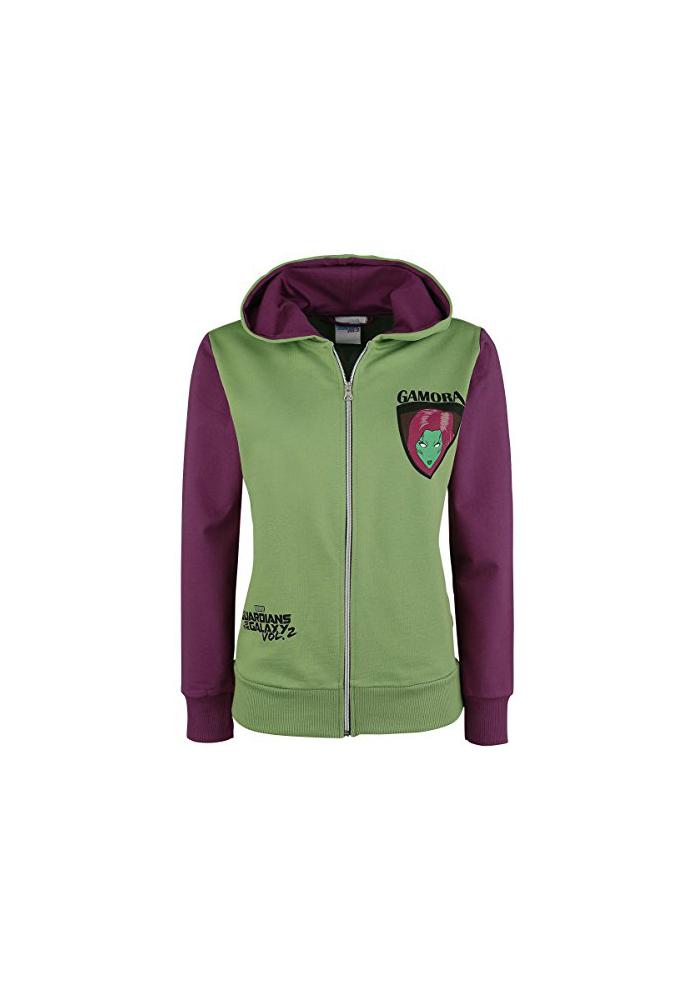 Guardians of the Galaxy Hoodie Damen Gamora L Gruen von Bioworld