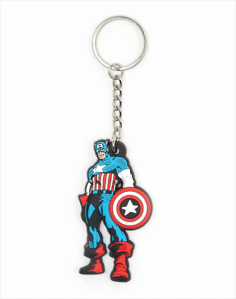 Marvel Comics Gummi Schlüsselanhänger Captain Amerika von Bioworld