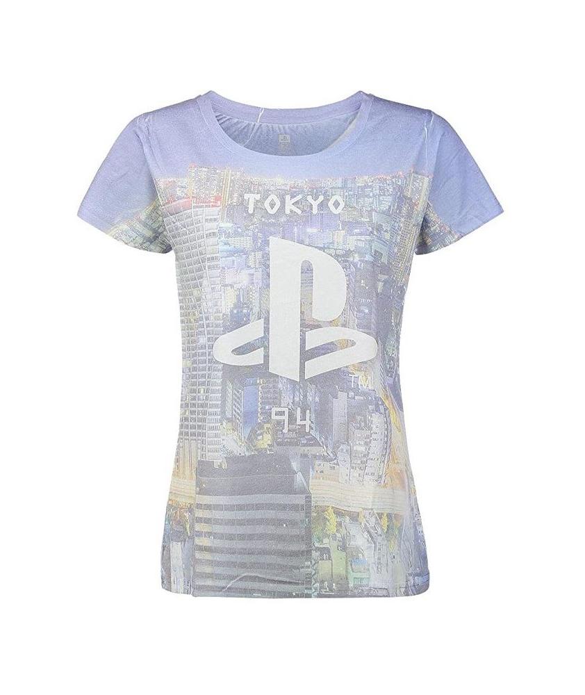 Sony T-Shirt Damen -L- Sublimation von Bioworld