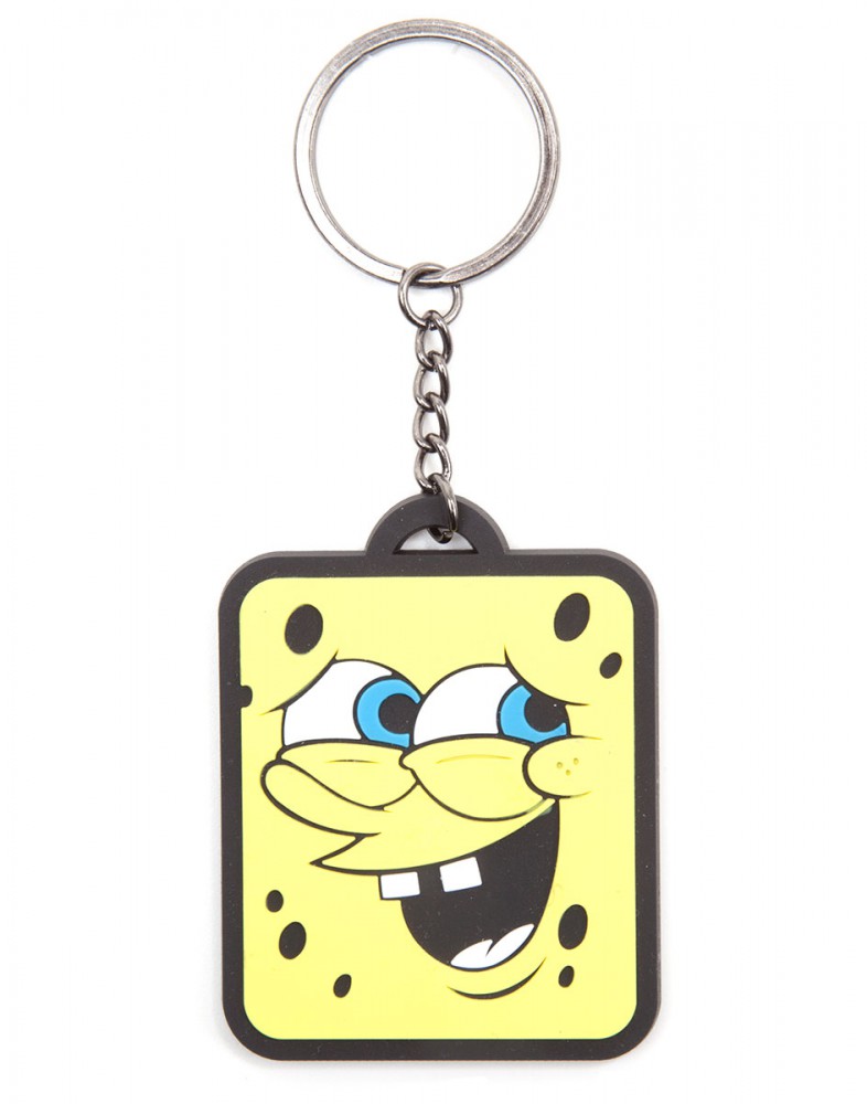 SpongeBob Whatever Smile Rubber Keychain von Bioworld