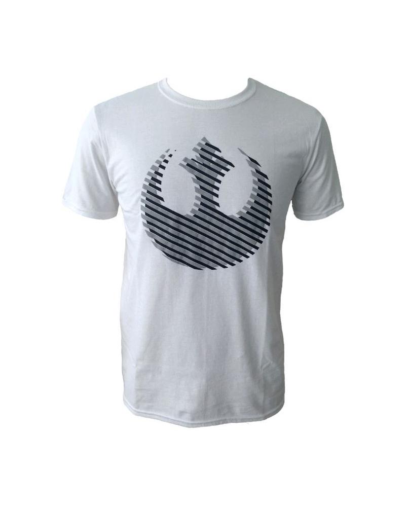 Star Wars Herren T-Shirt Rebellen Logo L Weiß von Bioworld