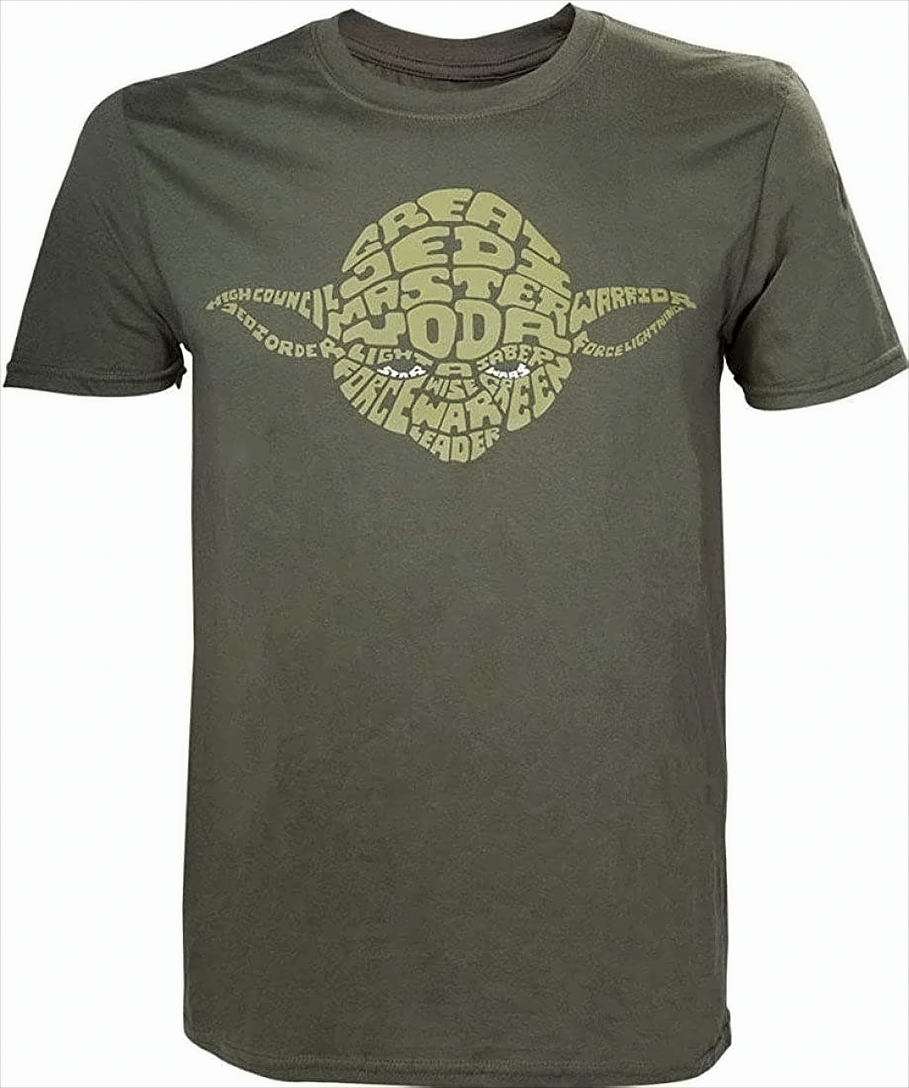 Star Wars T-Shirt Yoda Word Play Größe S von Bioworld