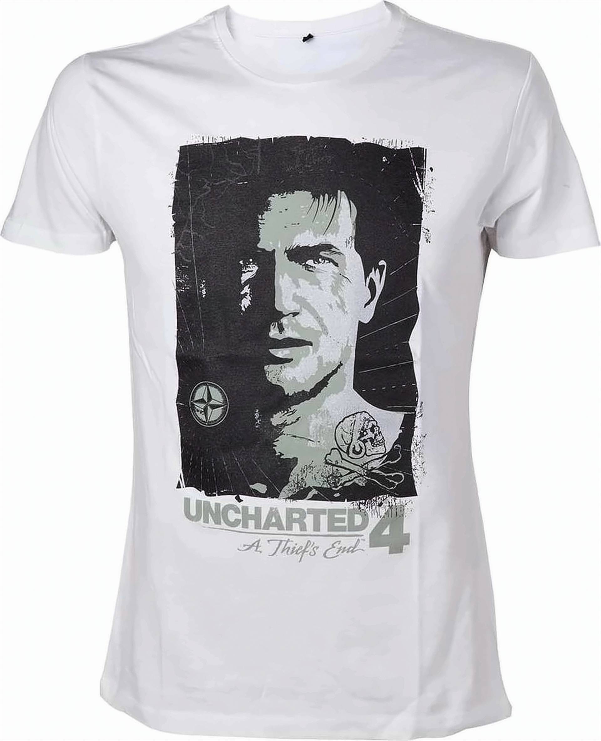 Uncharted 4 - Drake Compas Men's T-Shirt Größe XXL von Bioworld