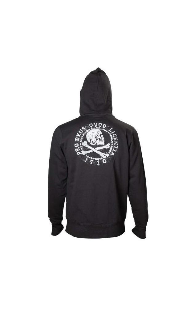 Uncharted 4 Hoodie Totenkopf M schwarz von Bioworld