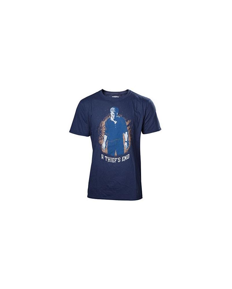 Uncharted 4 T-Shirt -2XL- A Thief's End, blau von Bioworld