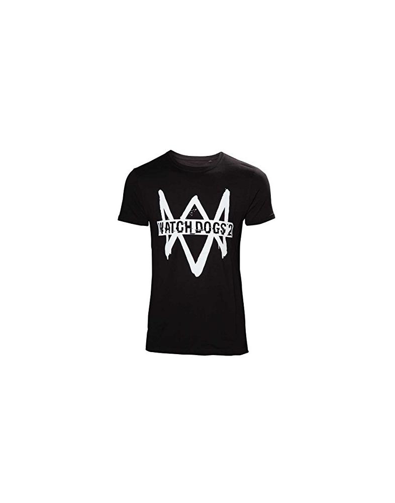 Watch Dogs 2 Herren T-Shirt Logo M schwarz von Bioworld
