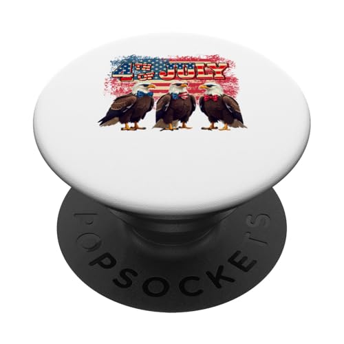 4. Juli US-Flagge Drei süße Adler Sonnenbrille Besitzer PopSockets Klebender PopGrip 4. Juli US-Flagge Drei süße Adler Sonnenbrille Besitzer PopSockets Klebender PopGrip von Bird 4th Of July Costume