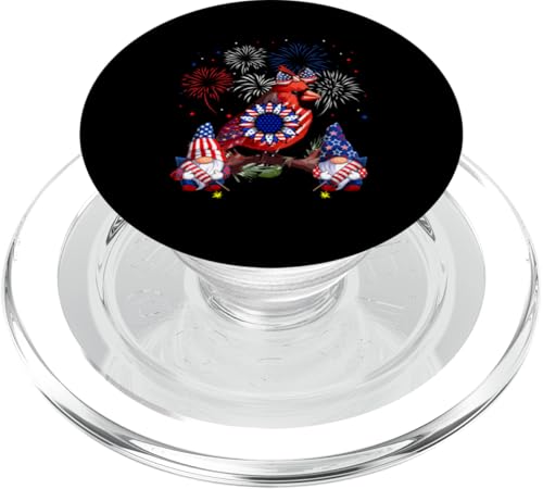 Cardinal Bird Bow Tie US Flag Gnomes Sunflower 4th Of July PopSockets PopGrip für MagSafe Cardinal Bird Bow Tie US Flag Gnomes Sunflower 4th Of July PopSockets PopGrip für MagSafe von Bird 4th Of July Costume