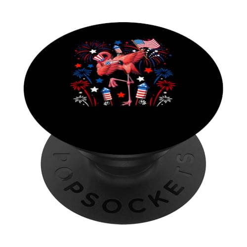 Dabbing Flamingo 4. Juli US-Flagge Feuerwerk Patriotisches Team PopSockets Klebender PopGrip Dabbing Flamingo 4. Juli US-Flagge Feuerwerk Patriotisches Team PopSockets Klebender PopGrip von Bird 4th Of July Costume
