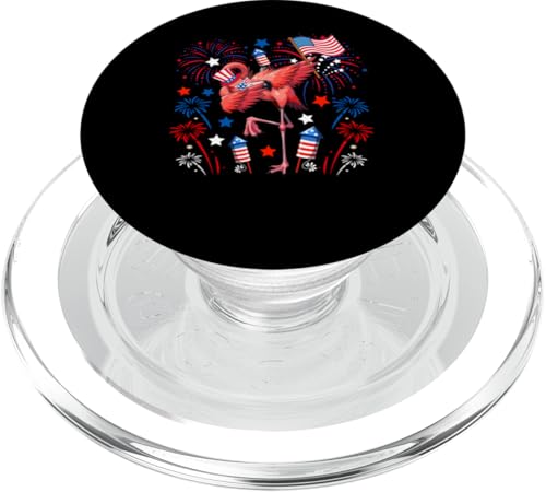 Dabbing Flamingo 4. Juli US-Flagge Feuerwerk Patriotisches Team PopSockets PopGrip für MagSafe Dabbing Flamingo 4. Juli US-Flagge Feuerwerk Patriotisches Team PopSockets PopGrip für MagSafe von Bird 4th Of July Costume