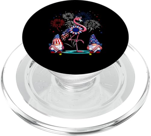 Flamingo Bow Tie US Flag Gnomes Sunflower 4th Of July Bird PopSockets PopGrip für MagSafe Flamingo Bow Tie US Flag Gnomes Sunflower 4th Of July Bird PopSockets PopGrip für MagSafe von Bird 4th Of July Costume