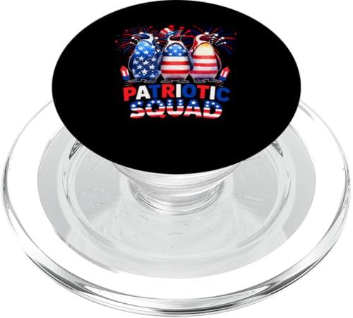 Patriotic Squad Three Cute Penguins 4. Juli US-Flagge PopSockets PopGrip für MagSafe Patriotic Squad Three Cute Penguins 4. Juli US-Flagge PopSockets PopGrip für MagSafe von Bird 4th Of July Costume