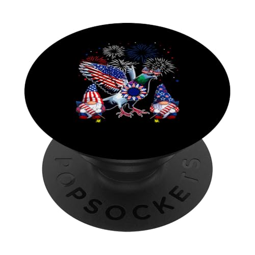 Pigeon Bow Tie US Flag Gnomes Sunflower 4th Of July Bird PopSockets Klebender PopGrip Pigeon Bow Tie US Flag Gnomes Sunflower 4th Of July Bird PopSockets Klebender PopGrip von Bird 4th Of July Costume