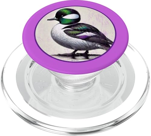 Buntes Retro-Bufflehead-Vogel-Design PopSockets PopGrip für MagSafe Buntes Retro-Bufflehead-Vogel-Design PopSockets PopGrip für MagSafe von Bird Fan