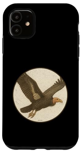 Buntes Retro-Design mit kalifornischem Condor-Vogel-Design Hülle für iPhone 11 Buntes Retro-Design mit kalifornischem Condor-Vogel-Design Hülle für iPhone 11 von Bird Fan