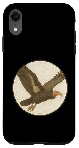 Buntes Retro-Design mit kalifornischem Condor-Vogel-Design Hülle für iPhone XR Buntes Retro-Design mit kalifornischem Condor-Vogel-Design Hülle für iPhone XR von Bird Fan