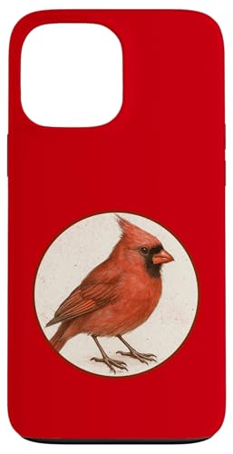 Buntes Retro-Design mit nördlichem Kardinal Hülle für iPhone 13 Pro Max Buntes Retro-Design mit nördlichem Kardinal Hülle für iPhone 13 Pro Max von Bird Fan