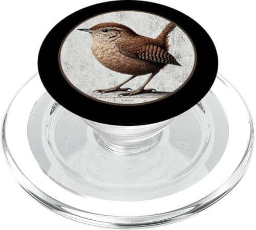 Buntes Retro-Hauskönig-Vogel-Design PopSockets PopGrip für MagSafe Buntes Retro-Hauskönig-Vogel-Design PopSockets PopGrip für MagSafe von Bird Fan