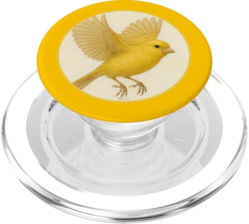 Buntes Retro-Kanarienvogel-Design PopSockets PopGrip für MagSafe Buntes Retro-Kanarienvogel-Design PopSockets PopGrip für MagSafe von Bird Fan