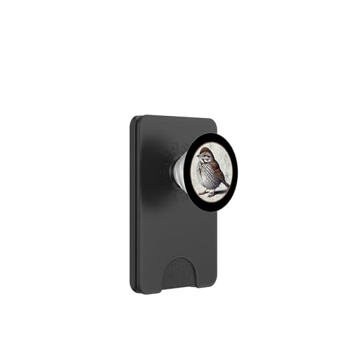 Buntes Retro-Singspatzen-Vogel-Design PopSockets PopWallet für MagSafe Buntes Retro-Singspatzen-Vogel-Design PopSockets PopWallet für MagSafe von Bird Fan