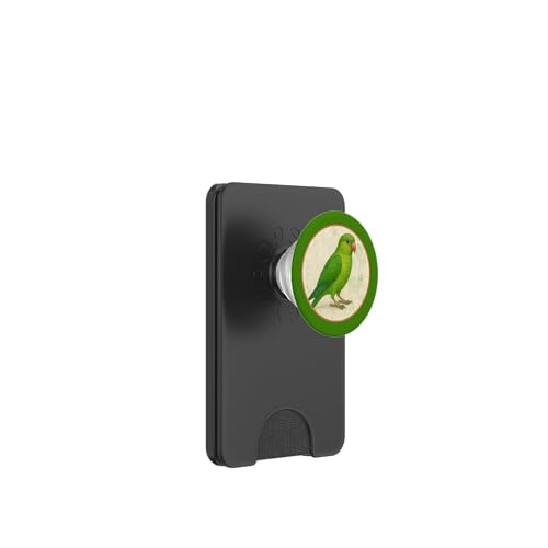 Buntes Retro-Sittich-Vogel-Design PopSockets PopWallet für MagSafe Buntes Retro-Sittich-Vogel-Design PopSockets PopWallet für MagSafe von Bird Fan