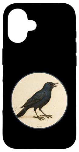 Buntes Retro-Vogel-Design Hülle für iPhone 16 Buntes Retro-Vogel-Design Hülle für iPhone 16 von Bird Fan